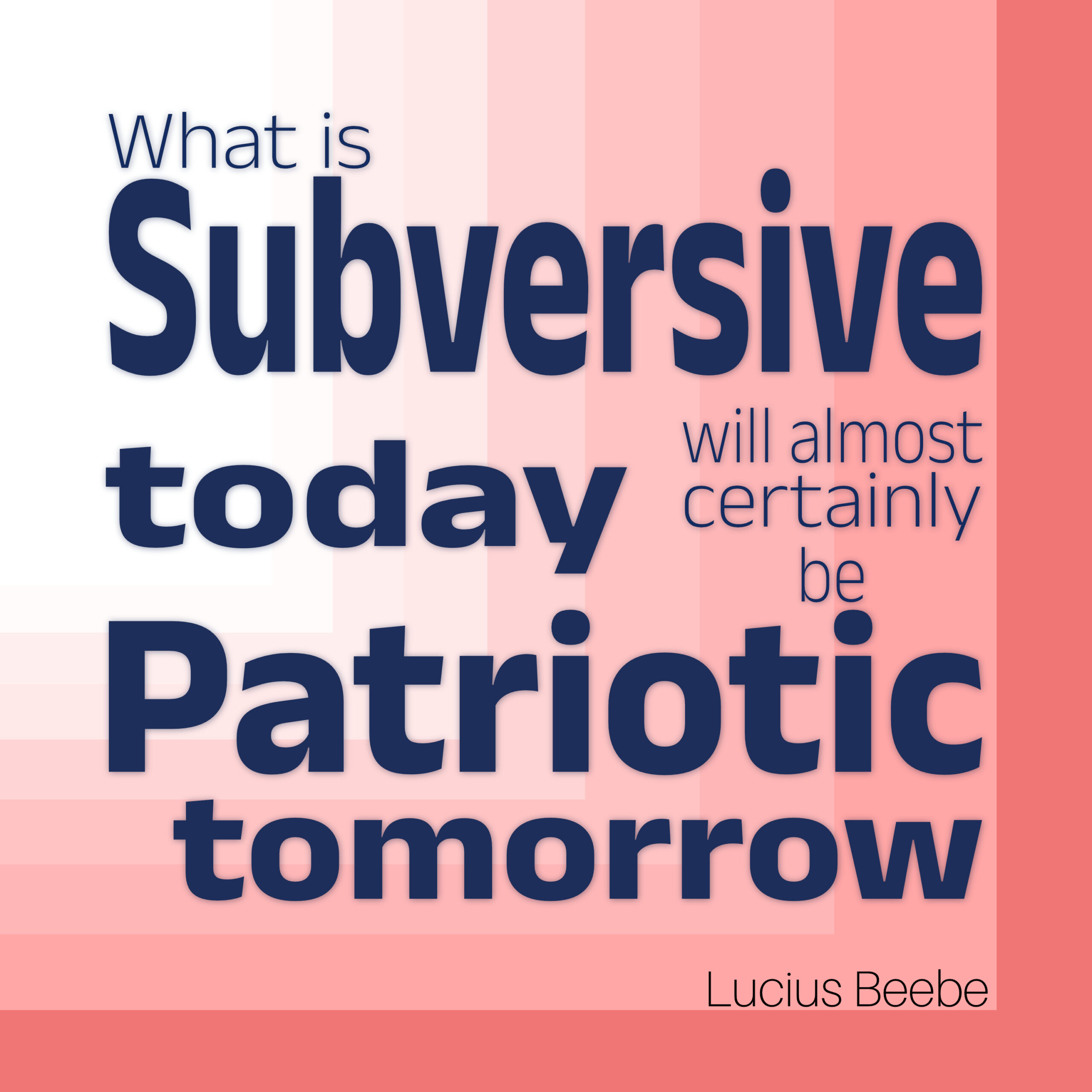 Subversively Patriotic