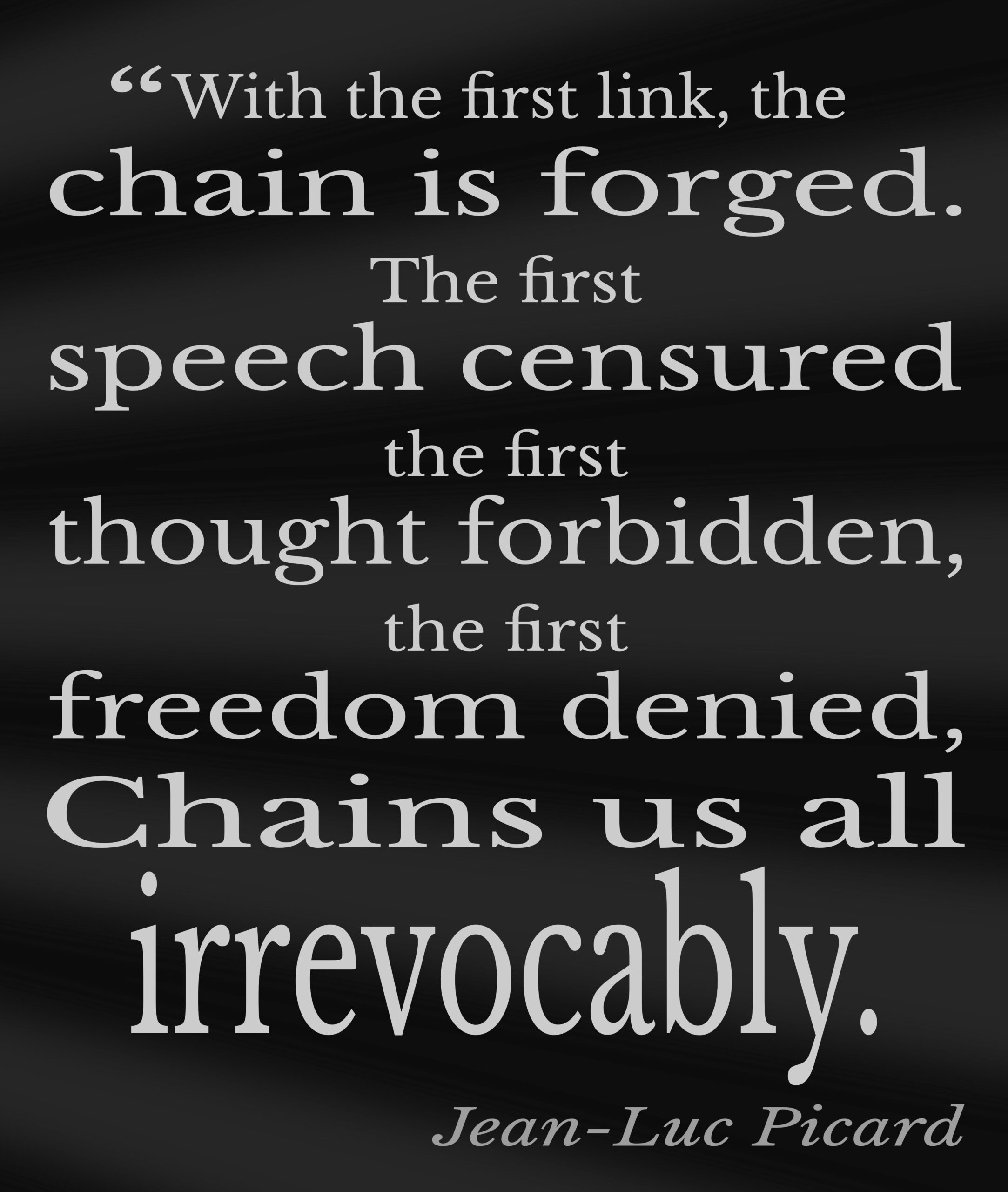 Chains us all